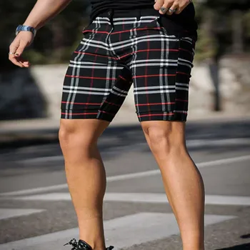 2023 קלאסיקה חדשה של גברים מזדמנים מכנסיים קצרים של הגברים רגיל מתאים קיץ צבעוני מודפס על כפתור רוכסן חליפת מכנסיים קצרים