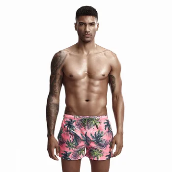 SEOBEAM ורוד גברים Beachwear אופנה הקיץ קוקוס קצרים חוף
